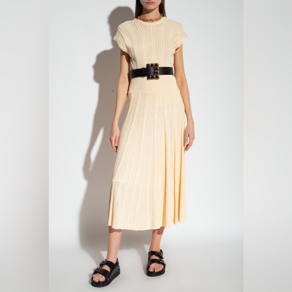 Ulla Johnson Kiera Textured Rib Knit Midi Skirt - Picture 3 of 10